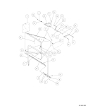 Part Location Diagram of 71526 Bear Cat Control Pivot Weldment